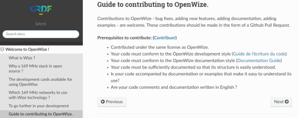 Screenshot guide of contribution to Open Wize